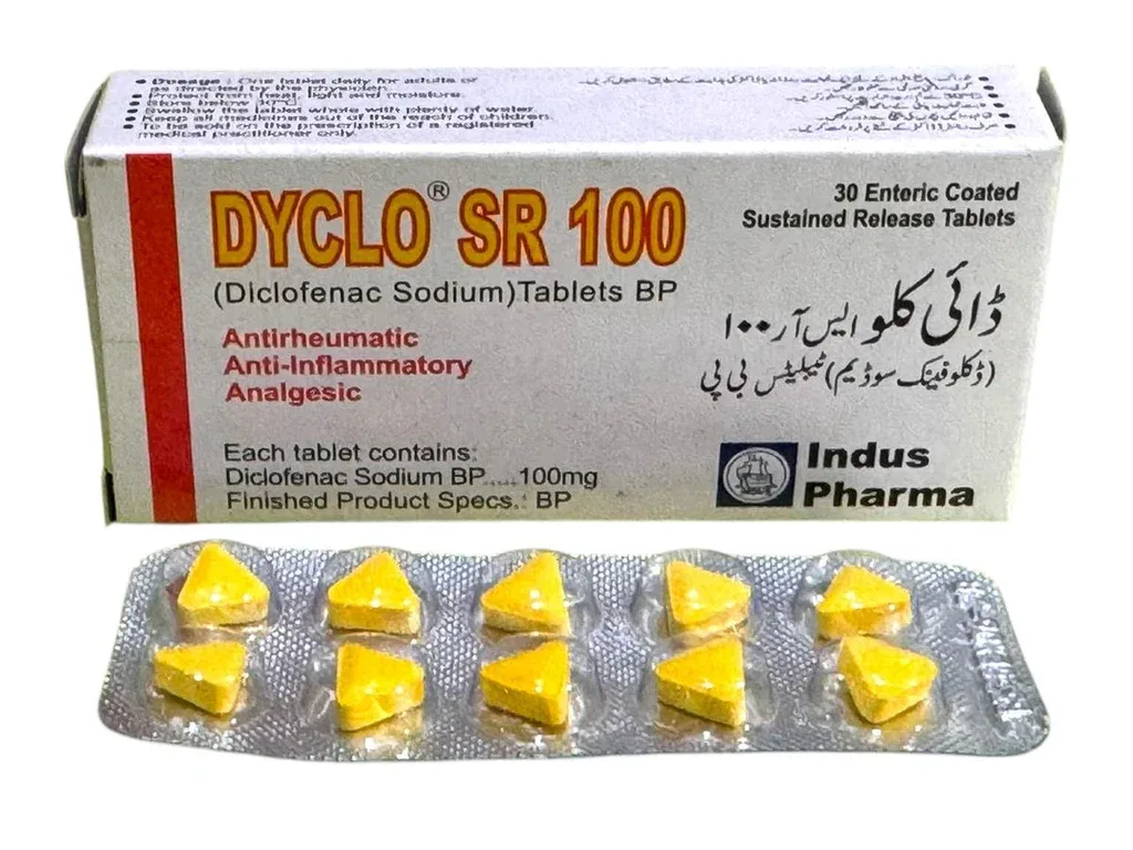 Dyclo SR Diclofenac (100mg) 30 Tablets