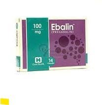 Ebalin Pregabalin (100mg) 14 Capsules