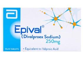 Epival 250 mg Tab 100's 1 Packet