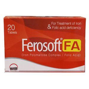 Ferosoft FA 20 Tablets x 100mg