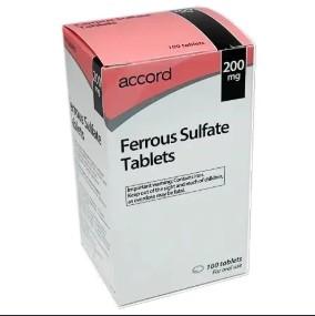 Ferrous Sulphate (200mg) 100 Tablets