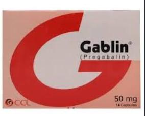 Gablin 50mg 14 Capsules
