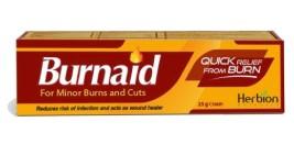 Herbion Burnaid Cream 25g