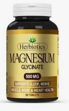 Herbiotics Magnesium Glycinate (500mg) 60 Tablets