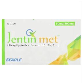 Jentin Met 50/500mg Tablets 14's