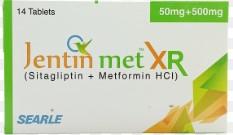 Jentin Met XR (50+500 mg) 14 Tablets
