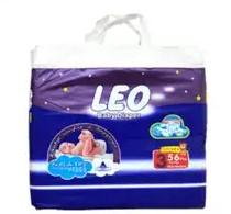Leo Baby Diaper Jumbo Pack (Size 3) Medium 56 Pieces