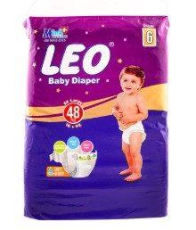 Leo Baby Diaper (No 6) 48 Pieces