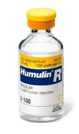 Lilly Humulin R Injection U-100 1 Vial 10ml