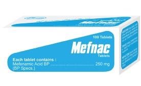 Mefnac Tab 250mg 10's