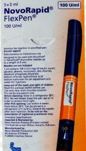 Novorapid Flexpen INJ 100 IU 5 Pre Filled Pen 3ml