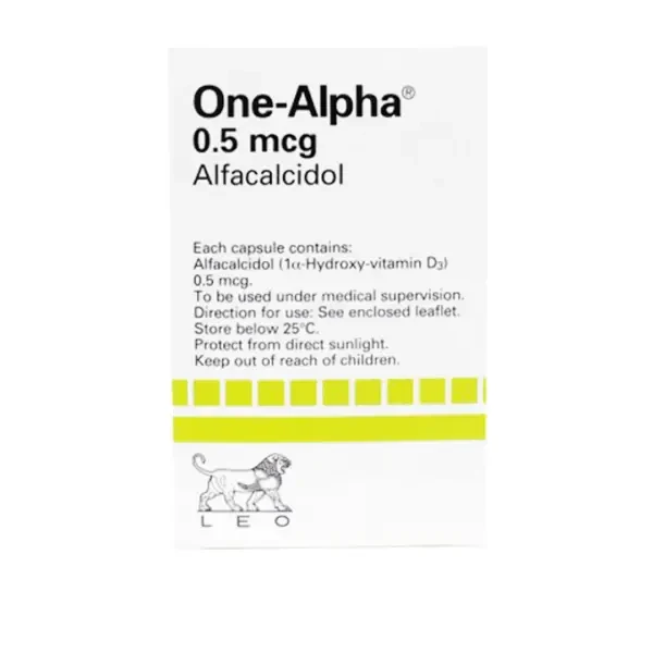 One-Alpha 30 Capsules 0.5 mcg