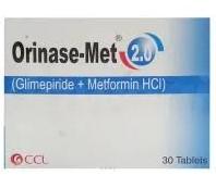 Orinase-Met 2 / 500mg 30 Tablets