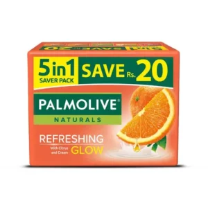 Palmolive Naturals Bar Soap Refreshing Glow Saver Packets 5 x 100g