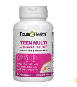 Route2Health Teen Multi Chewable for Her 1 Bottle x 30 Tablets