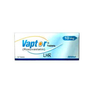 Vaptor Rosuvastatin (10mg) 10 Tablets