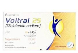 Voltral (25mg) Suppositories for Children 10 Pieces